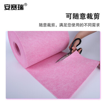 安赛瑞 椰壳抹布 洗碗布吸水不沾油清洁抹布 25cm宽×2米×3卷 工厂食堂餐厅洗碗布 百洁布 710972