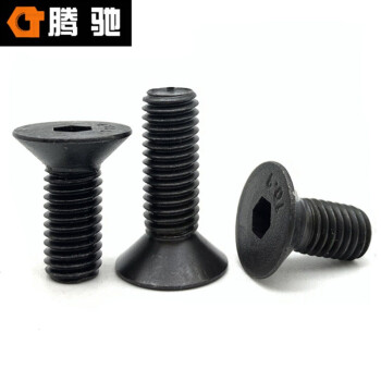 腾驰（CT）119 内六角沉头螺丝 碳钢 8.8级 发黑  M12*50（200支/包）