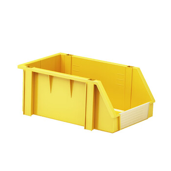 知旦600133组合式零件盒 450*300*180mm螺丝工具盒分类盒H6黄色
