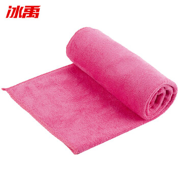 冰禹 BYjj-117 清洁抹布百洁布 装修工作毛巾清洁抹布30×60cm 粉色（10条）