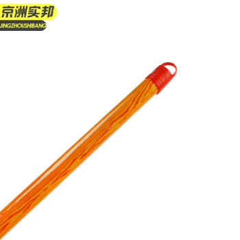京洲实邦 圆白头木杆1把 棉纱拖把老式木柄保洁尘推 JZSB-8009
