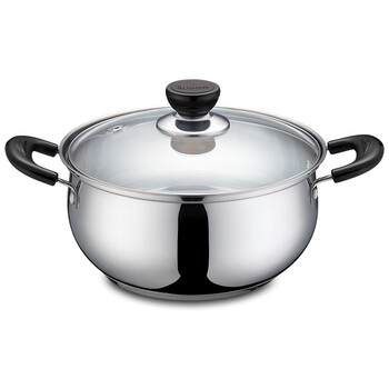 苏泊尔（SUPOR） 汤锅304不锈钢汤锅20cm复底小火锅具 燃气电磁炉通用