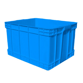 知旦 含盖周转箱 外径:592*485*360mm物流运输箱分类盒零件盒元件盒收纳箱物料盒收纳盒 Z-550350P