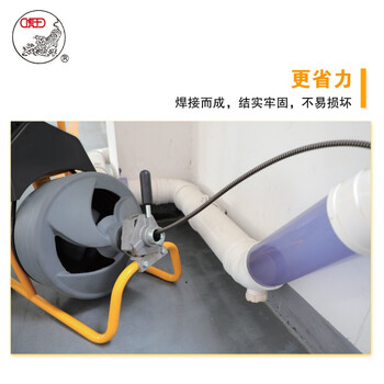 虎王 管道疏通机 鼓轮式电动疏通 下水管堵塞清理工具 AG100 711156
