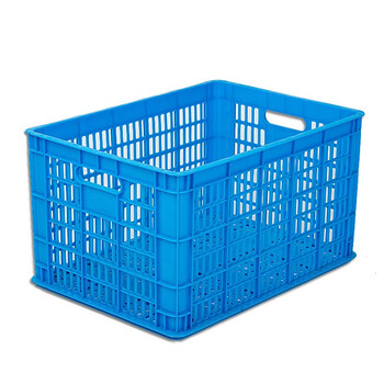 伏兴 塑料周转筐 塑料筐定制快递筐运输货物框收纳筐篮子周转箱 575-105筐/外610*425*115mm