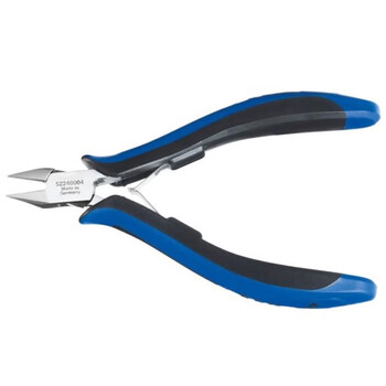 哈恩库博 ESD精密电子偏口钳125毫米尖头带斜角 53028060 60天