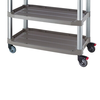 庄太太 三层加厚收餐车收碗车餐厅小推车移动饭店商用手推送餐边酒店撤台