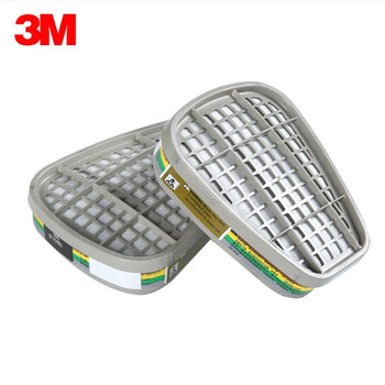 3M 6006CN滤毒盒 防护有机蒸气氯化氢氟化氢 搭配面具使用 6006