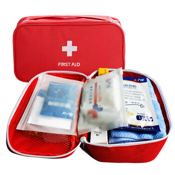 汇安 防暑降温用品套装夏季员工福利礼品高温慰问清凉包夏令清凉用品团购劳防劳保礼袋 8件套