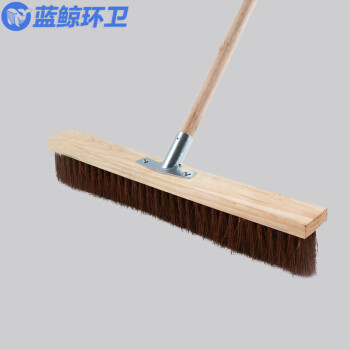 蓝鲸环卫 30cm棕毛替换头 不含杆 地板刷硬毛长柄卫生间洗地毯刷地地面刷棕色毛 LJHW-9064