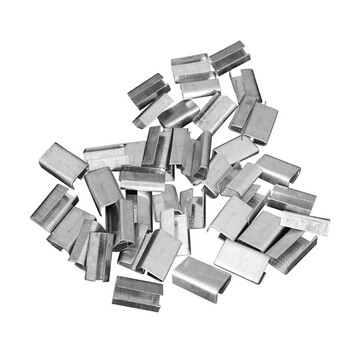 飞尔（FLYER）塑钢打包扣 纸塑打包带扣 镀锌带锯齿打包扣 约900个【FLb703】