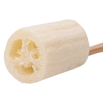 金诗洛 (3个)长木柄丝瓜络清洁刷 洗碗巾厨房洗碗刷锅百洁刷澡堂搓澡巾 34-36cm K527