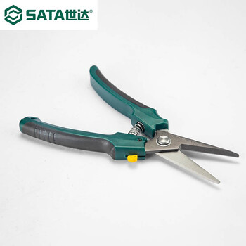 世达SATA 电工剪，8"，93121，光纤芳纶丝电工剪 线槽剪 凯夫拉锯齿剪