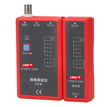 优利德（UNI-T）UT681C 线缆测试仪 RJ45/RJ11/BNC 对线查线寻线仪