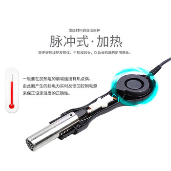 白光（BAKON）智能热风拆焊台550W风机式热风枪拆焊台 数显控温热风焊台套装SBK858D