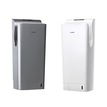 艾克（ AIKE） AK2030 商用酒店全自动感应双面喷气烘手机公共卫生间壁挂式冷热干手器 白色经典款-1850W