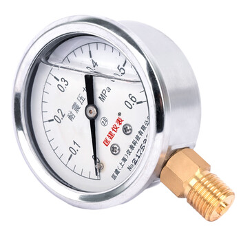 匡建仪表（CONJANT）YTN-60 耐震压力表 0-0.6mpa充油抗震型测气压油压液压