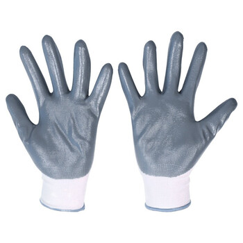 赛立特安全（SAFETY-INXS） N10500劳保手套  透气舒适丁腈涂层耐磨手套 8码 定做 12副