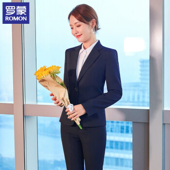 套装女2021秋休闲职业工装气质小西服高档修身西裤西裙女士1ststtzl