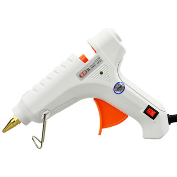 奥斯邦（Ausbond）热熔胶枪热容胶捧交枪加热枪易速溶胶抢手工塑胶枪棒棒胶抢粘花胶枪100W配20根热熔胶棒
