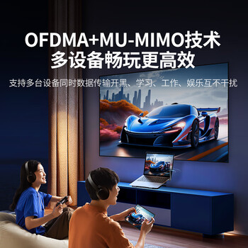 绿联USB无线网卡WiFi6 智能免驱AX300 无线WiFi接收器 台式机笔记本电脑专用 外置天线 主机网络发射器