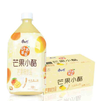 康师傅1升饮品芒果小酪1l4瓶8瓶整箱饮料1000ml大升装芒果小酪1l4瓶