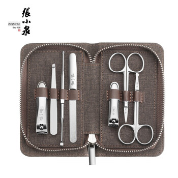 张小泉灵悦 套装七件套 指甲剪 美甲套装  美甲工具  组合H40910800