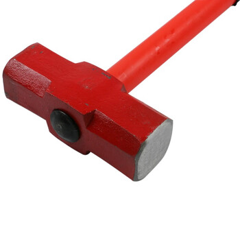 冰禹 BYB-188 长柄大铁锤八角锤子装修锤 砸墙锤破拆消防锤带柄八角锤 凿墙锤铁榔头 8磅