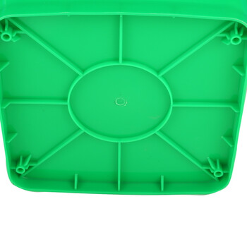 圣极光分类垃圾桶50L厨余标识垃圾桶塑料垃圾桶绿色可定制G2217