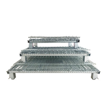 圣极光仓储笼折叠式物流台车蝴蝶笼承重1000kg线径5.8可定制G2513