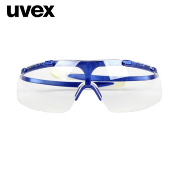 UVEX优唯斯 9072211 防雾防刮防冲击防溅射防护眼镜 海军蓝 1副