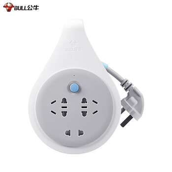 公牛（BULL）工程专用总控3位10米  GN-802  新升级工程接线盘/工程卷线盘/过热保护电缆卷盘插座/插排