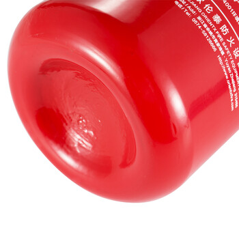 欧伦泰 3KG二氧化碳灭火器手提式灭火器干冰机房合金钢消防器材MT/3-I(136) 矮瓶红色