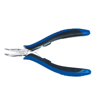 哈恩库博 HAHN+KOLB ESD精密电子尖嘴钳130mm弯式 53028110 60天