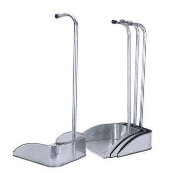 益美得 FW-1101 铁簸箕白铁皮畚斗镀锌铁畚箕垃圾斗灰斗可拆卸垃圾铲