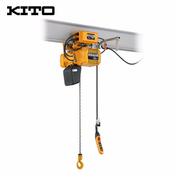 KITO 日本原装进口电动环链葫芦ER2M带电动小车 单链吊装起重工具1T4M ER2M010ILIS 200589