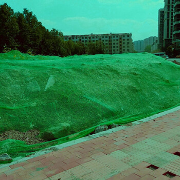 鑫亨达（XINHENGDA）防尘盖土网 工程盖土盖沙防尘网建筑工地盖土网 聚乙烯绿色盖土网 6针  8mx40m 1卷