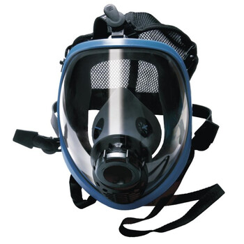 代尔塔（Deltaplus）106009 VEMASK01 硅橡胶空呼面罩 球型视窗 光学性能 防雾 定做 1个