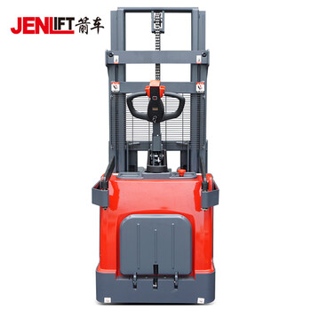 箭车（JENLIFT）电动叉车1.5吨站驾式全自动液压堆高车托盘升降堆垛车1.6米