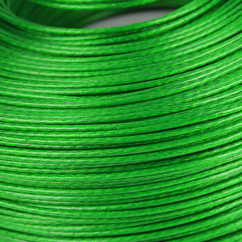 鸣固 包塑钢丝绳 货物捆绑绳 包装钢绳 5mm10公斤约150米