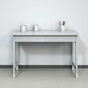 京顿办公桌学习桌培训桌阅览桌宿舍桌子二抽办公桌110*55*78cm