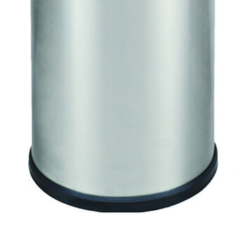 南 GPX-205A 小号圆形翻盖垃圾桶 砂钢 果皮桶  商用酒店宾馆客房垃圾桶 不锈钢垃圾桶