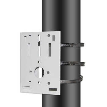 敏宏士监控抱箍支架平板架横杆立杆支架摄像头支架钢铁材质加厚MHS-LG3