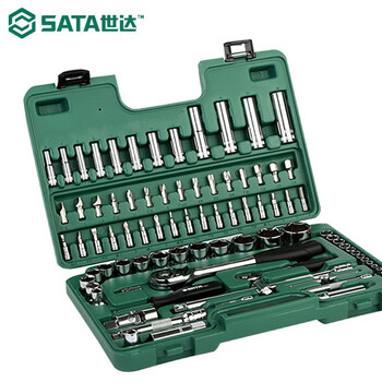 世达 SATA 86件6.3x12.5MM系列套筒组套 09013 1