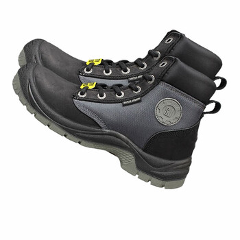 鞍琸宜/SAFETYJOGGERS S3 DAKAR-EH劳保鞋男款透气高帮防砸防刺穿绝缘18KV安全鞋棕色1双47码可定制