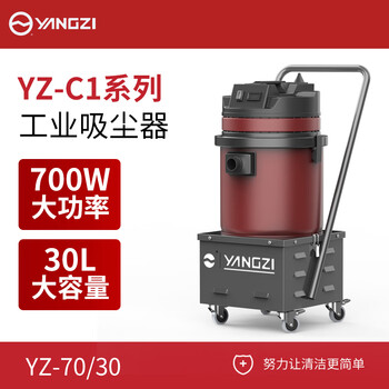 扬子（YANGZI）工业吸尘器工厂车间用粉尘粉末专用除尘净化电瓶吸尘机 C1-70/30
