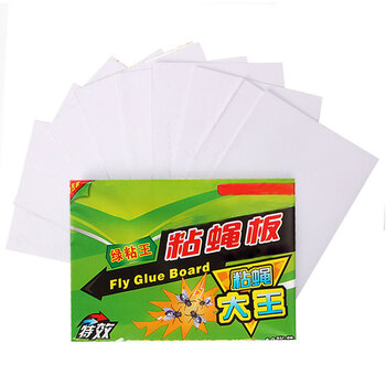 益美得 LD-3004 粘蝇纸苍蝇贴粘蝇板苍蝇药纸板洗手间走廊捕蝇器胶粘灭苍蝇随机款大号