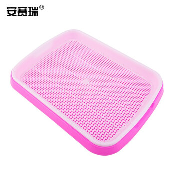 安赛瑞 芽苗菜盘 双层芽苗菜育苗盘小麦水培植盆育苗盆双层多功能芽菜盘 内盘32.3×23.5×3.6cm 粉色 530517