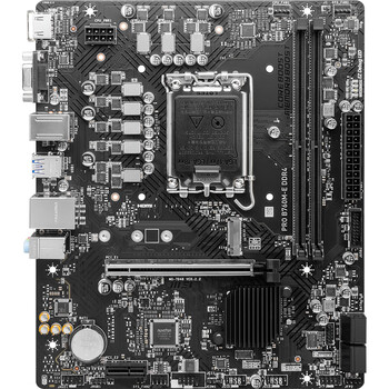 微星（MSI）PRO B760M-E DDR4 游戏电脑主板 支持 CPU 13490F/14400F/13400F(Intel B760/LGA 1700)