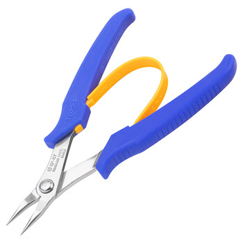 三山（3.peaks）进口轻巧迷你圆鼻扁嘴钳SP-37 不锈钢无牙弯折钳 夹持钳 5寸半140mm